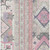 5' X 8' Pink Gray And Ivory Aztec Washable Indoor Outdoor Area Rug