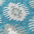 3' X 5' Teal Blue Ivory And Gray Southwestern Washable Indoor Outdoor Area Rug