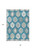 3' X 5' Teal Blue Ivory And Gray Southwestern Washable Indoor Outdoor Area Rug