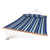 Light Blue And Dark Blue Striped Double Hammock
