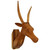 Homeroots Home Decor Elk Head Traditional Teak Root Wall Decor