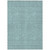 3' X 5' Teal Blue And Silver Geometric Washable Indoor Outdoor Area Rug - Teal Blue, Silver