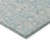 5' X 8' Aqua Damask Washable Indoor Outdoor Area Rug