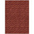 5' X 8' Burgundy Geometric Washable Non Skid Indoor Outdoor Area Rug