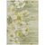 5' X 8' Sage Fern Green And Ivory Floral Washable Indoor Outdoor Area Rug