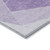 3' X 5' Lilac And Purple Geometric Washable Indoor Outdoor Area Rug
