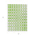 5' X 8' Lime Green And Ivory Geometric Washable Indoor Outdoor Area Rug