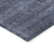 5' X 8' Navy Blue And Gray Striped Washable Indoor Outdoor Area Rug