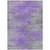 5' X 8' Purple Gray And Charcoal Abstract Washable Indoor Outdoor Area Rug
