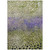 3' X 5' Green Purple And Black Abstract Washable Indoor Outdoor Area Rug