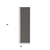 8' Black And Ivory Geometric Indoor Outdoor Runner Rug