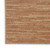 5' Rust And Beige Square Abstract Indoor Outdoor Area Rug
