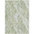 3' X 5' Sage Artichoke Green And Mint Green Geometric Washable Indoor Outdoor Area Rug