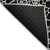 3' X 5' Black And Ivory Geometric Washable Indoor Outdoor Area Rug Transitional Style - Black, Ivory Color