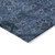 5' X 8' Navy Blue And Denim Blue Floral Washable Indoor Outdoor Area Rug Transitional Style - Navy Blue, Denim Blue Color