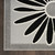 8' Black And White Floral Indoor Outdoor Runner Rug