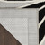 8' Black And White Floral Indoor Outdoor Runner Rug