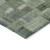 5' X 8' Green And Mint Green Geometric Washable Indoor Outdoor Area Rug