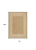 6' X 9' Natural Geometric Indoor Outdoor Area Rug