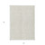 5' X 8' Beige and Ivory Geometric Washable Non Skid Indoor Outdoor Area Rug