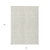 5' X 8' Beige and Ivory Geometric Washable Non Skid Indoor Outdoor Area Rug