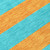 8' Runner Aqua Striped Washable Non Skid Indoor Outdoor Runner Rug