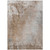 5' X 8' Brown and Off White Abstract Washable Non Skid Indoor Outdoor Area Rug