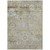 3' X 5' Beige Gray And Green Floral Washable Indoor Outdoor Area Rug