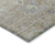 3' X 5' Beige Gray And Green Floral Washable Indoor Outdoor Area Rug