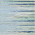 5' X 8' Sky Blue Aqua And Gray Striped Washable Indoor Outdoor Area Rug