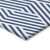 2' X 3' Navy and White Geometric Washable Non Skid Indoor Outdoor Area Rug