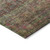 5' X 8' Artichoke Green And Hot Pink Floral Washable Indoor Outdoor Area Rug
