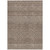 3' X 5' Brown And Ivory Chevron Washable Indoor Outdoor Area Rug
