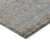 3' X 5' Taupe And Denim Blue Abstract Washable Indoor Outdoor Area Rug