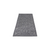 10' Dark Gray And Light Gray Geometric Indoor Outdoor Runner Rug