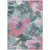 5' X 8' Teal Blue And Aqua Floral Washable Indoor Outdoor Area Rug Transitional Style - Teal Blue, Aqua Color