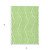5' X 8' Lime Green and White Geometric Washable Non Skid Indoor Outdoor Area Rug