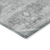 5' X 8' Silver Gray And Charcoal Southwestern Washable Indoor Outdoor Area Rug