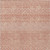 3' X 5' Salmon And Ivory Chevron Washable Indoor Outdoor Area Rug