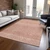 3' X 5' Salmon And Ivory Chevron Washable Indoor Outdoor Area Rug