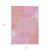 5' X 8' Pink Copper And Ivory Geometric Washable Indoor Outdoor Area Rug