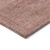 3' X 5' Terra Cotta And Salmon Aztec Washable Indoor Outdoor Area Rug