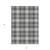 3' X 5' Charcoal Ivory And Gold Plaid Washable Indoor Outdoor Area Rug