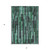 3' X 5' Sage Teal Blue And Emerald Striped Washable Indoor Outdoor Area Rug