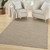 4' X 6' Natural And Light Brown Geometric Indoor Outdoor Area Rug