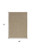 4' X 6' Natural And Light Brown Geometric Indoor Outdoor Area Rug