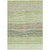 5' X 8' Artichoke Green And Taupe Striped Washable Indoor Outdoor Area Rug