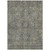 5' X 8' Brown and Black Oriental Washable Non Skid Indoor Outdoor Area Rug