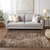 3' X 5' Chocolate Ikat Washable Indoor Outdoor Area Rug