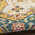 8' X 10' Ivory And Gold Floral Indoor Outdoor Area Rug